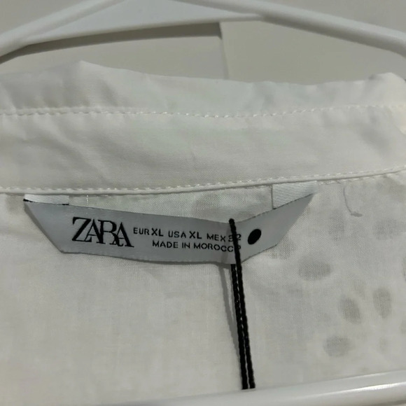 Zara white shirt dress NWT size XL - Picture 5 of 5